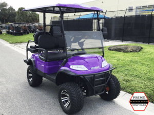 Purple Advanced EV 4 Passenger Lifted Golf Cart golf cart rental atlantic beach, atlantic beach golf cart rental